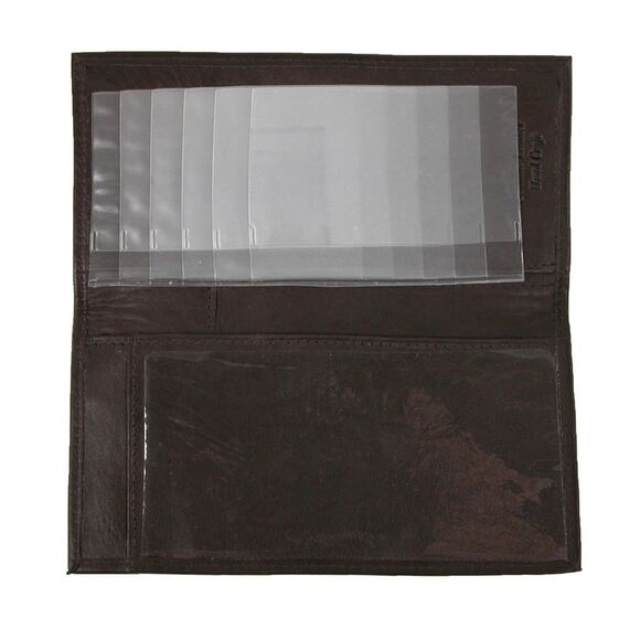 Paul & Taylor Leather Checkbook Cover Wallet - Picture 2 of 2